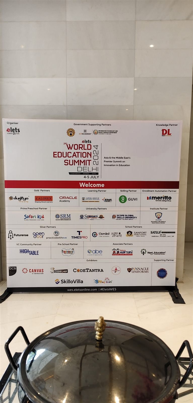 Gold Partner at the 29th World Education Summit.